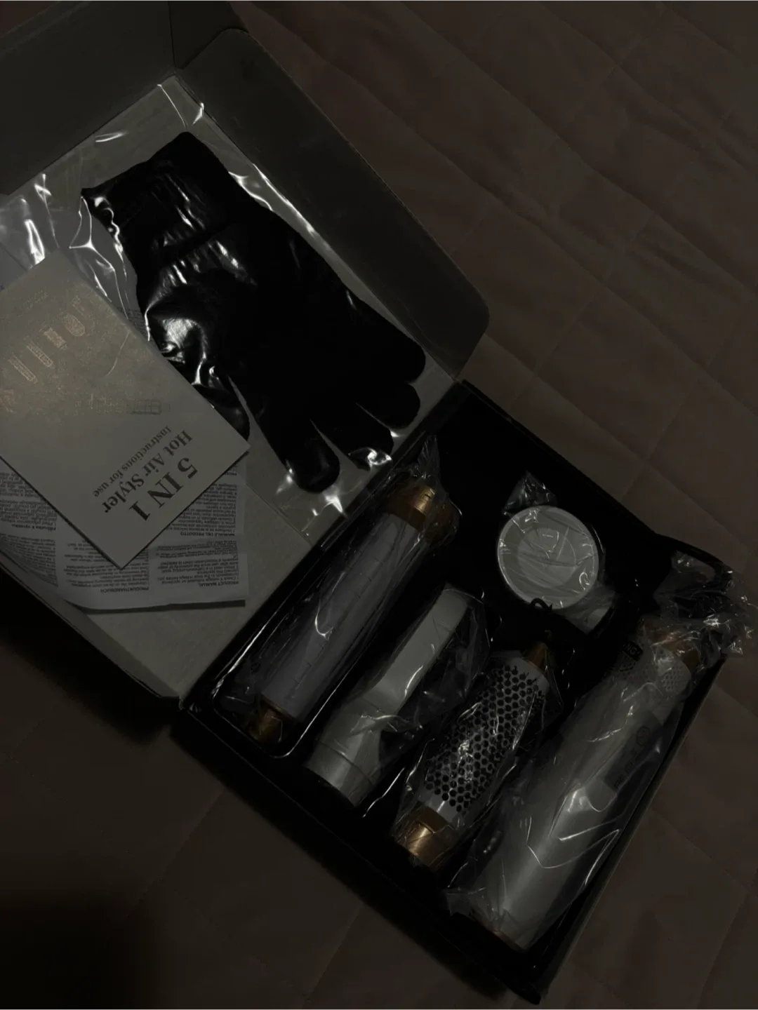 5 in 1 Hot Air Styler Styling Comb - hair dryer 🧡 image indicator(3)