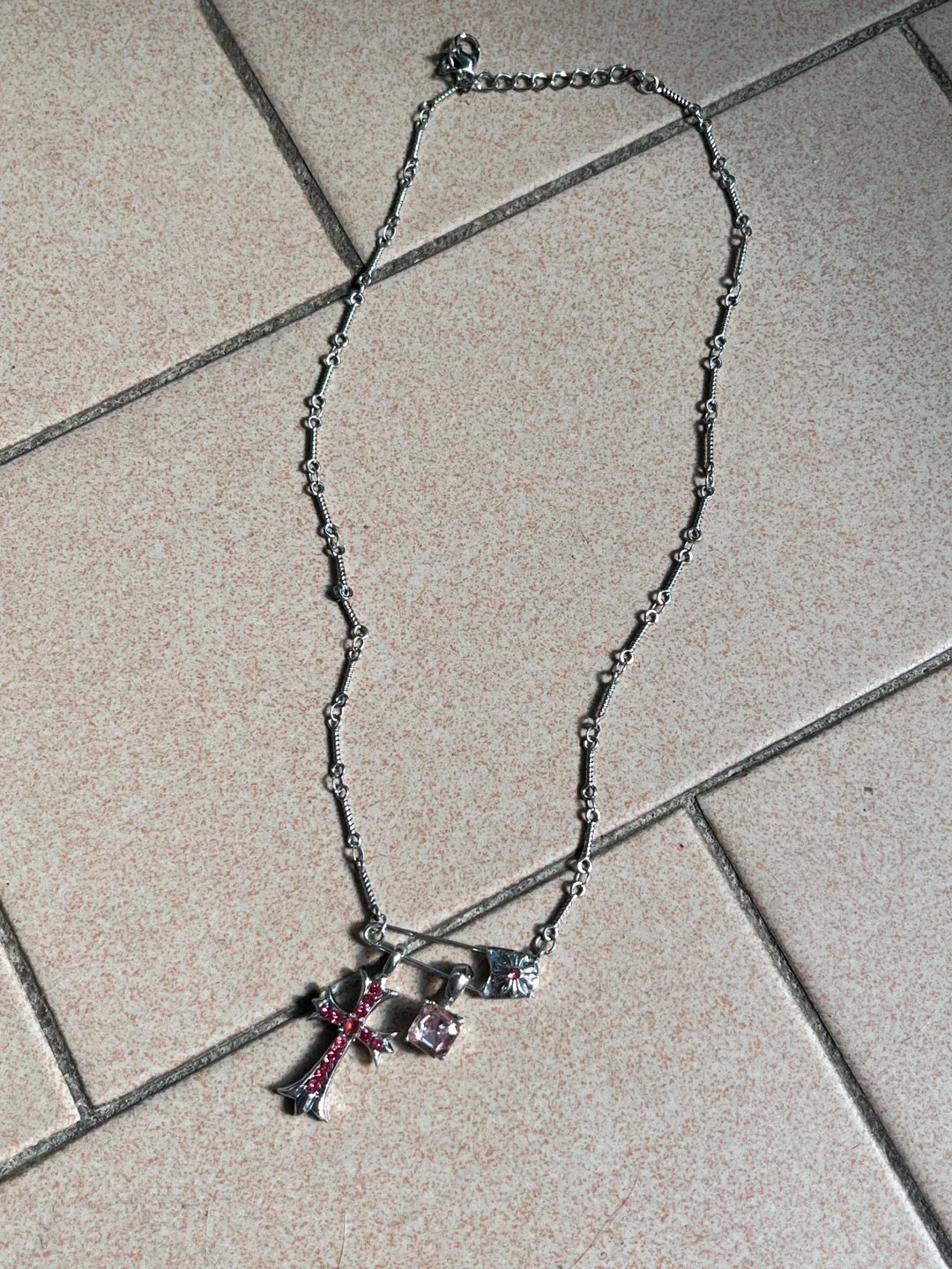 Chrome heart Necklace