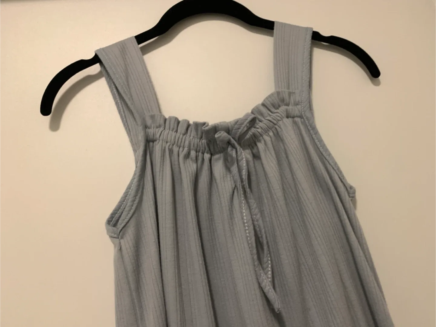 Blue Sundress with Lace Trim thumbnail