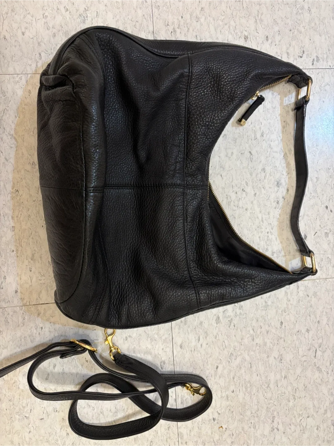 Calvin Klein Black Leather Bag image indicator(2)