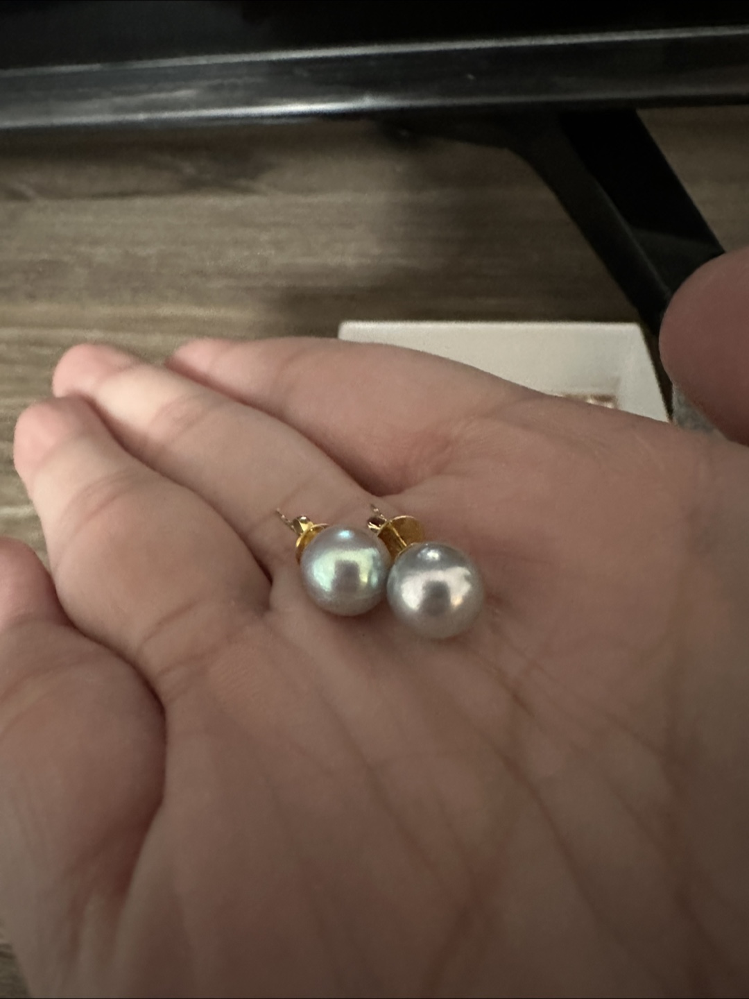 New South Sea Pearl Set of Stud Earrings and Necklace - photo 4
