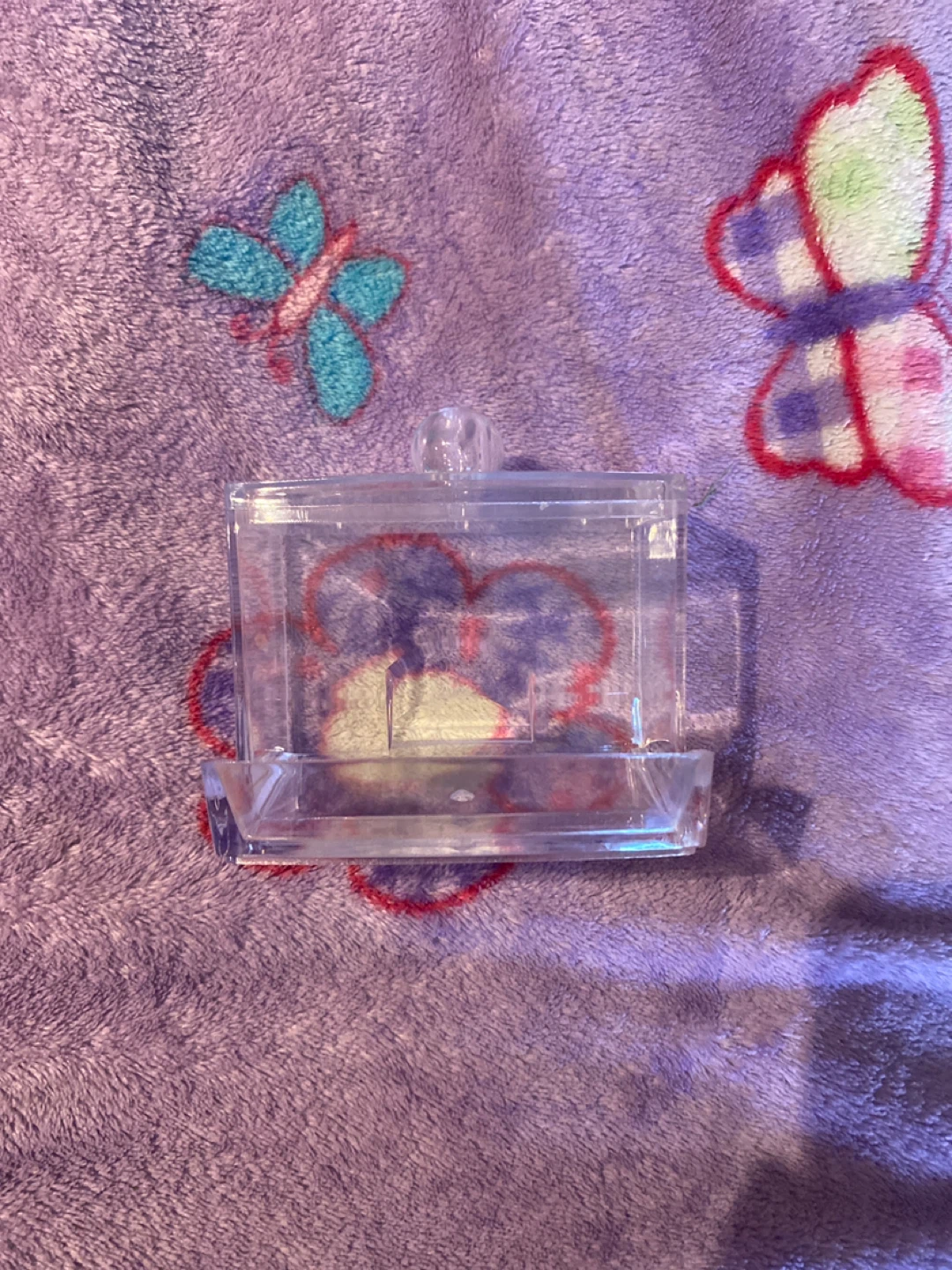 Clear Acrylic Cotton Swab Holder