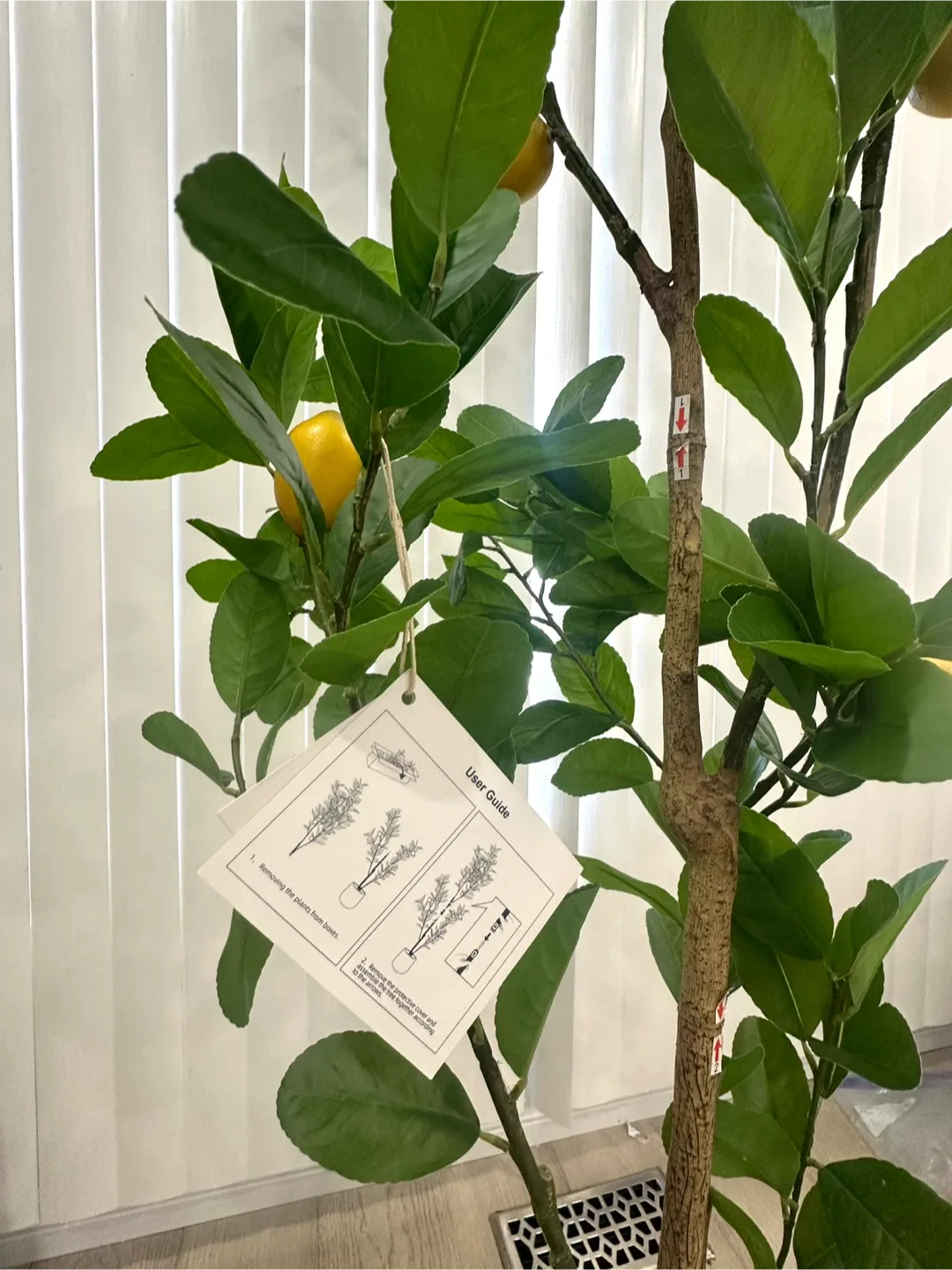 Laiwot Faux Lemon Tree, 7ft image indicator(4)