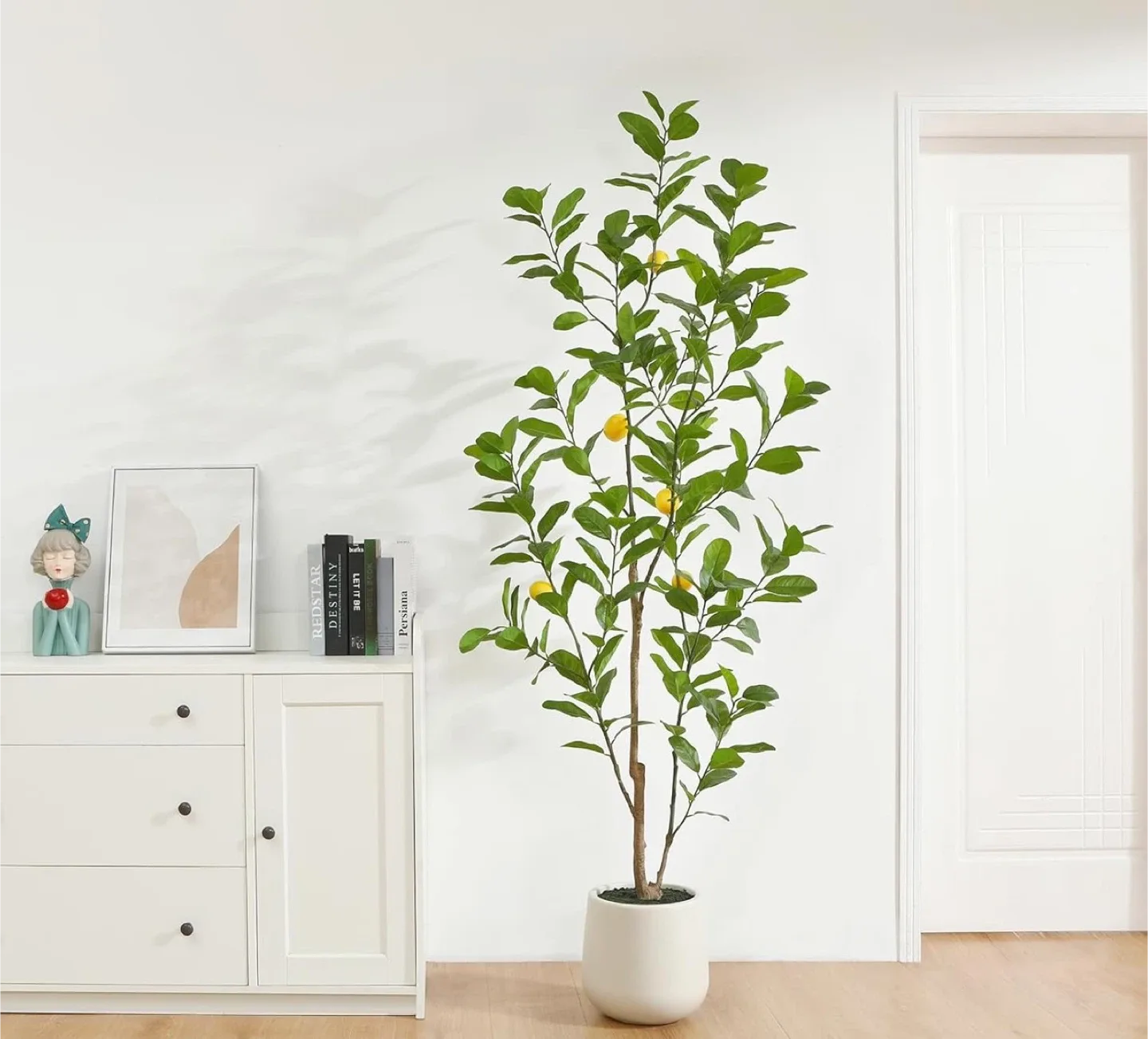 Laiwot Faux Lemon Tree, 7ft image indicator(9)