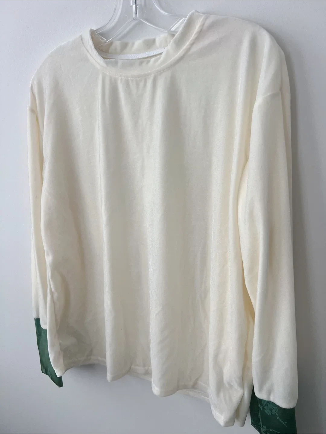 Yanti Green Floral Vest & Cream Top Set image indicator(5)