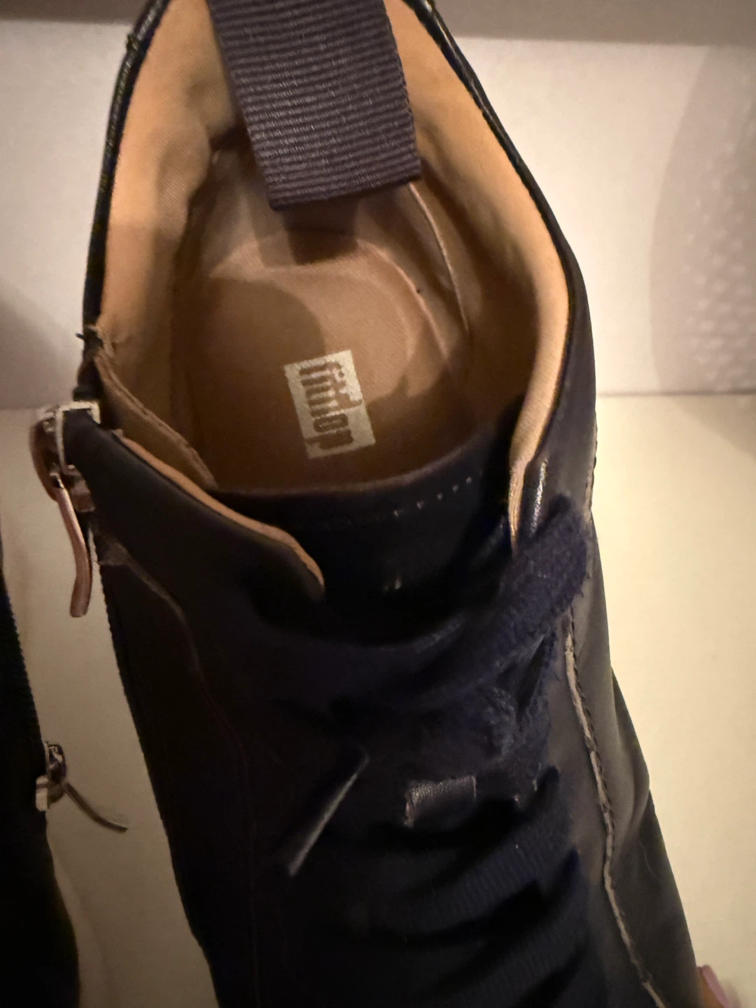 Fitflop Navy Blue High Top Sneakers - photo 3