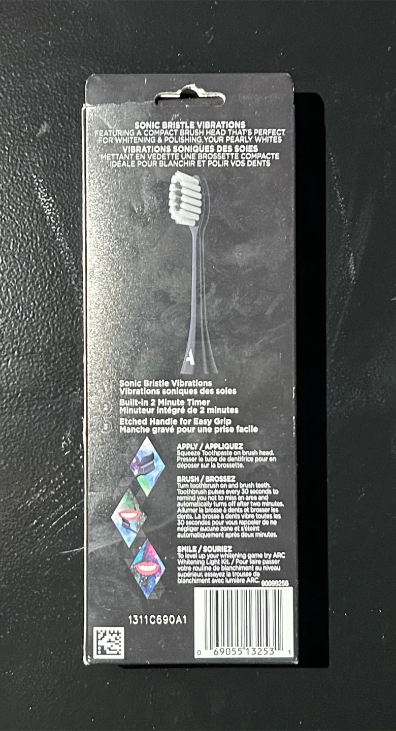 New lot of 4 ARC Sonic Power Toothbrush - Matte Black image indicator(3)