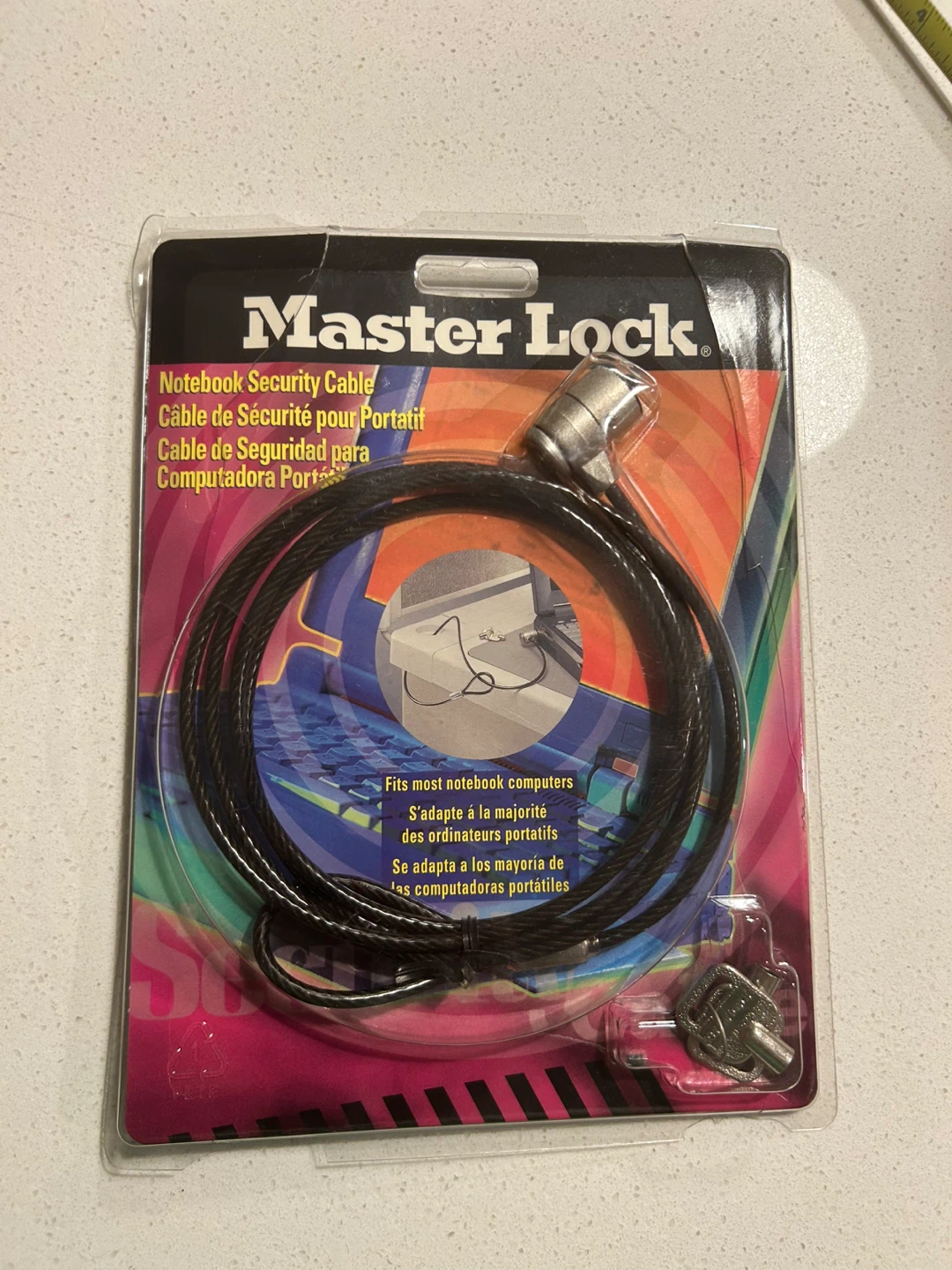 Master Lock Notebook Security Cable - New in Package