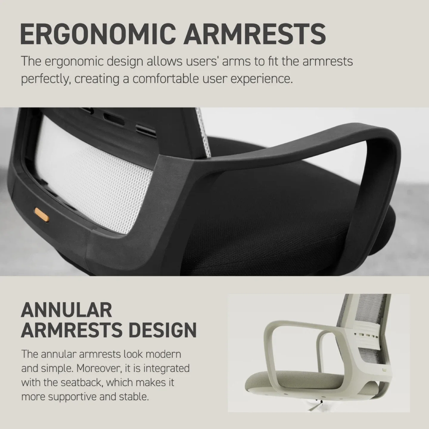 ZOOWORK ERGONOMIC FURNITURE  MILD CHAIR ErgoChair - Black image indicator(9)