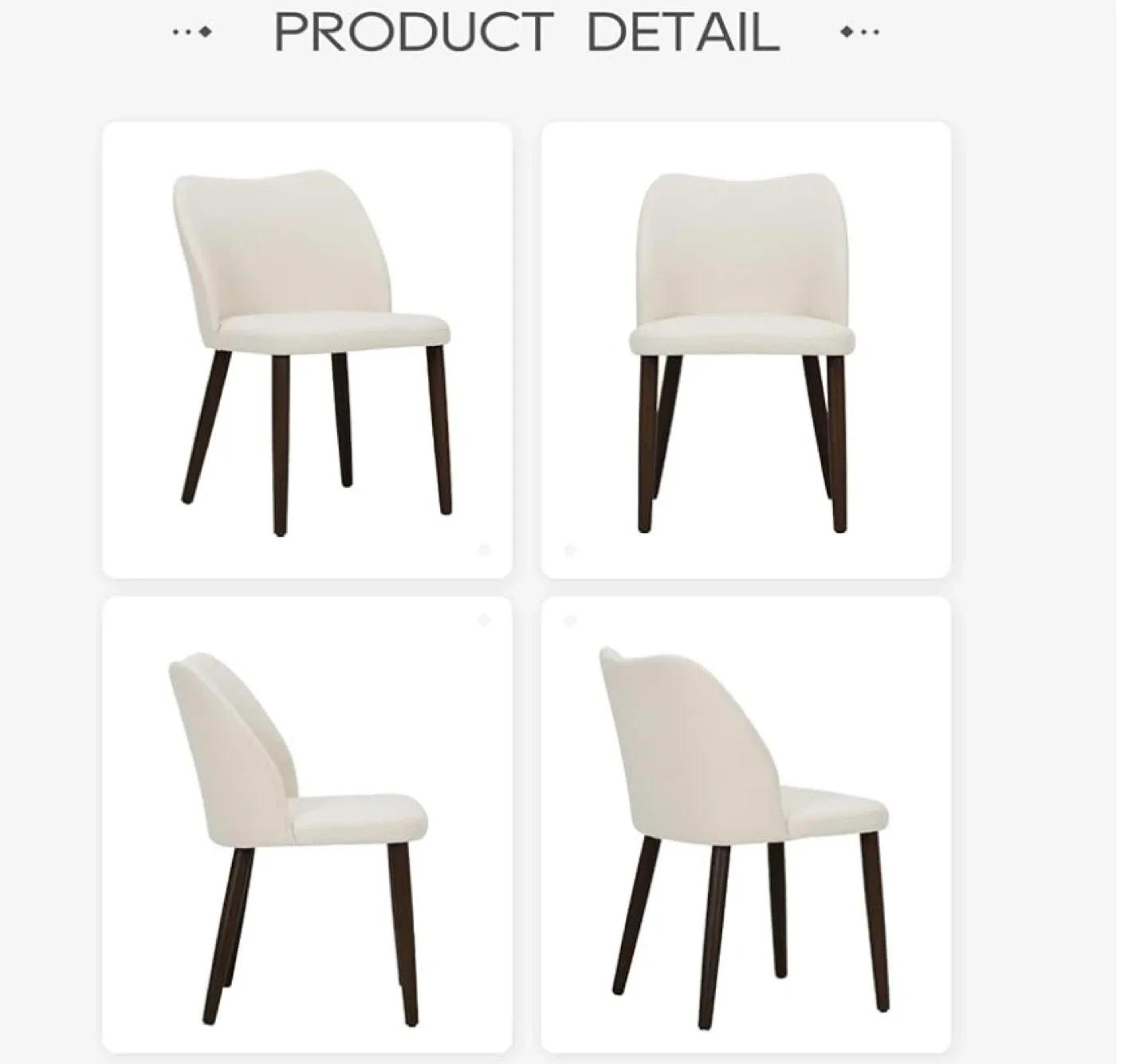 New COLAMY Upholstered Dining Chairs (Set of 2) image indicator(6)