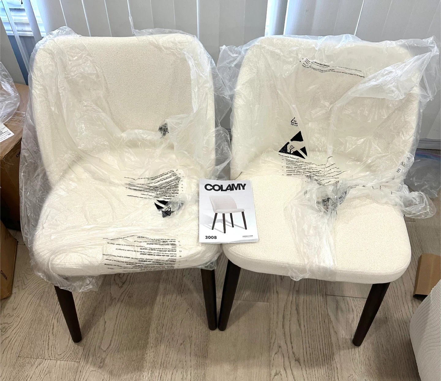 New COLAMY Upholstered Dining Chairs (Set of 2) - photo 5