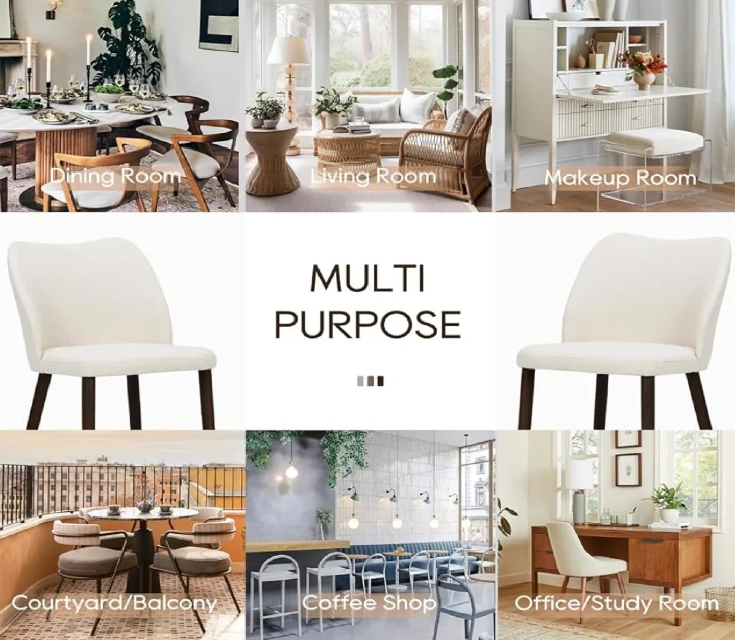 New COLAMY Upholstered Dining Chairs (Set of 2) image indicator(7)