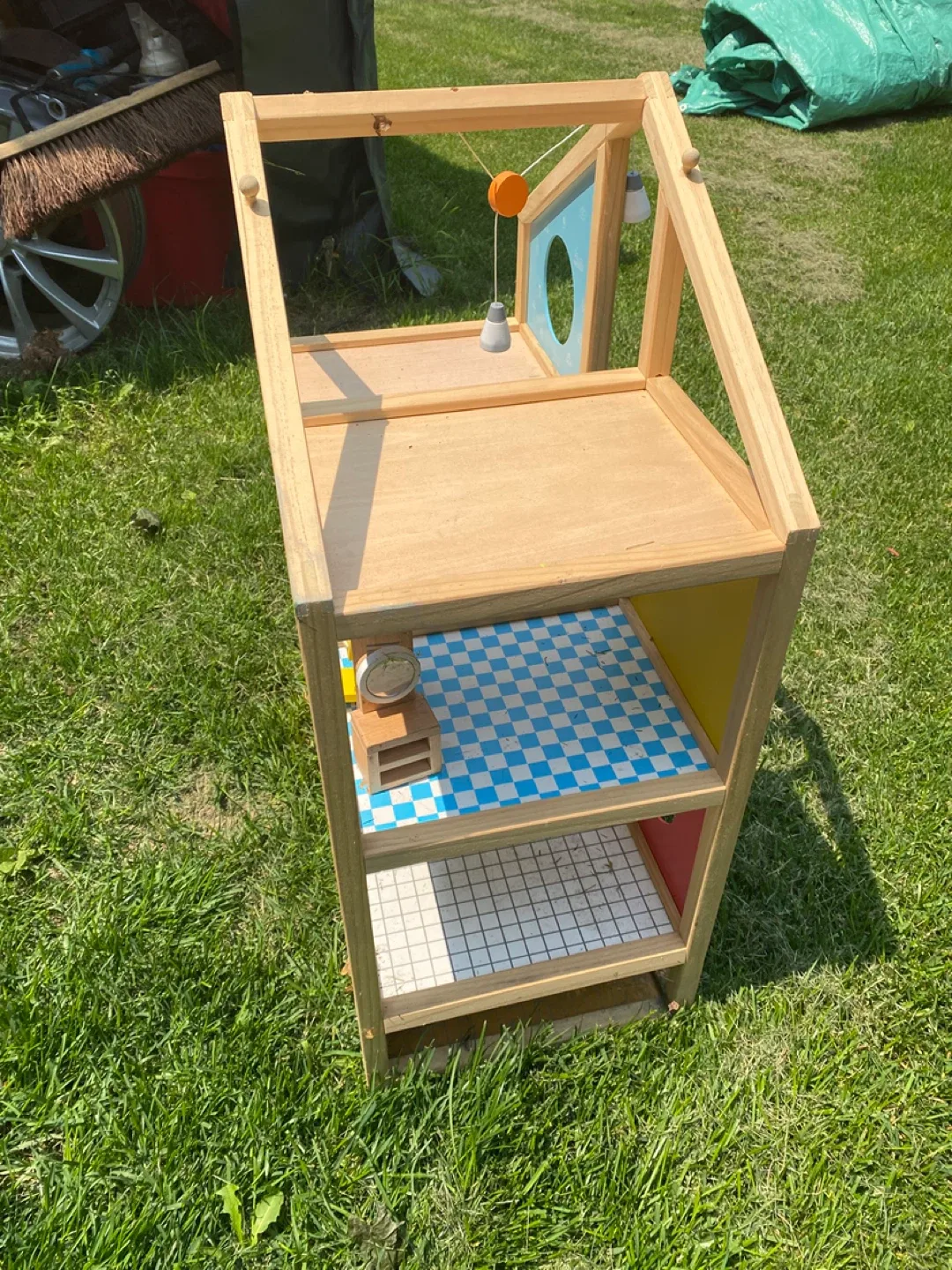 Wooden Dollhouse with Accessories image indicator(3)