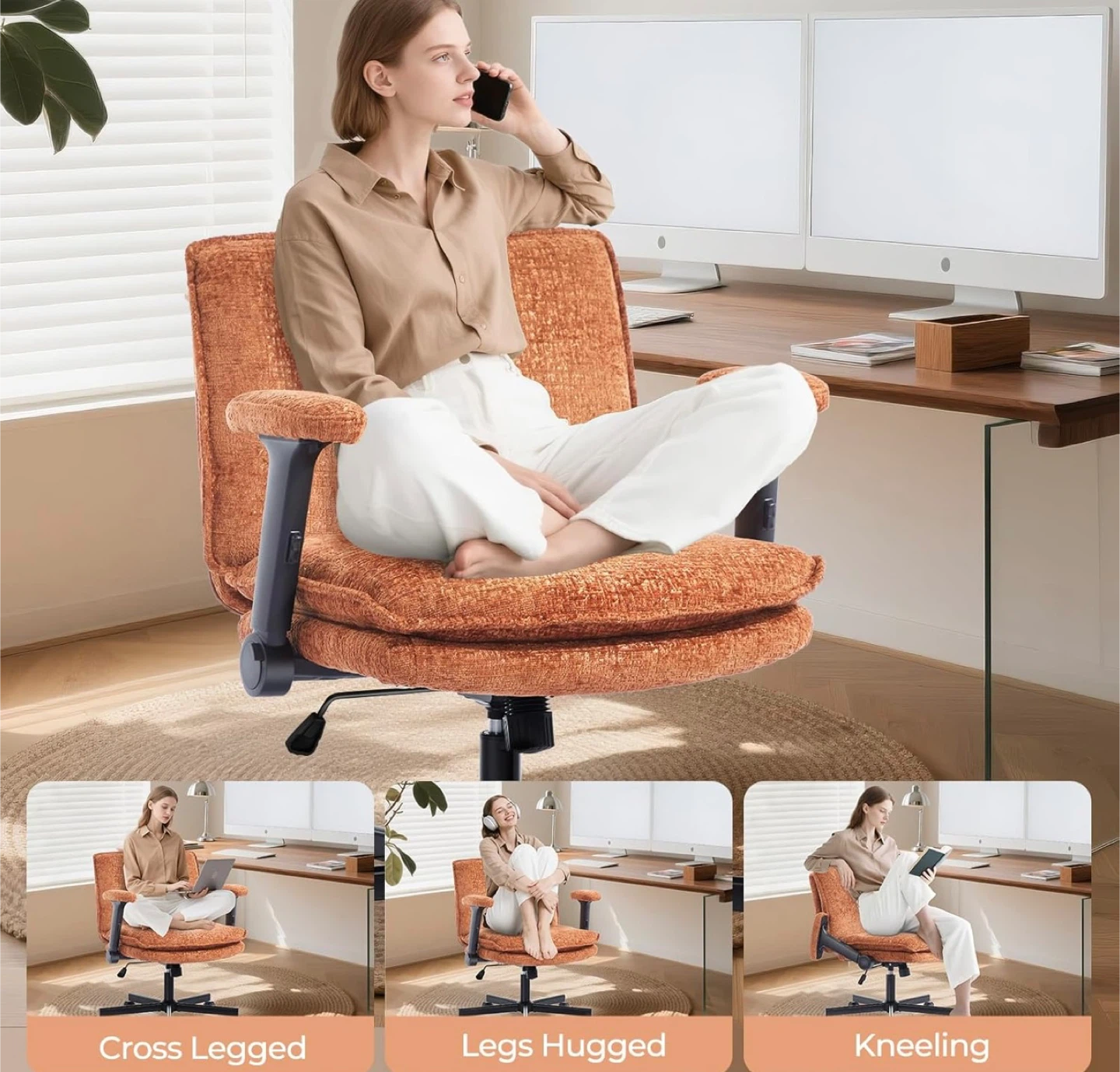 Brown Ergonomic Office Chair