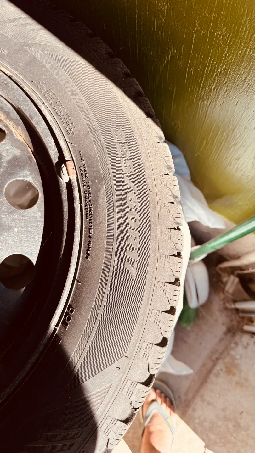 Winter Tires with 85% tread image indicator(2)