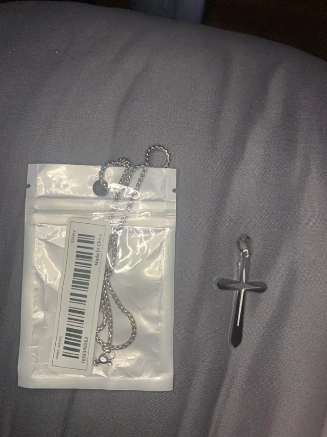 Cross Necklaces - Black and Silver - photo 2