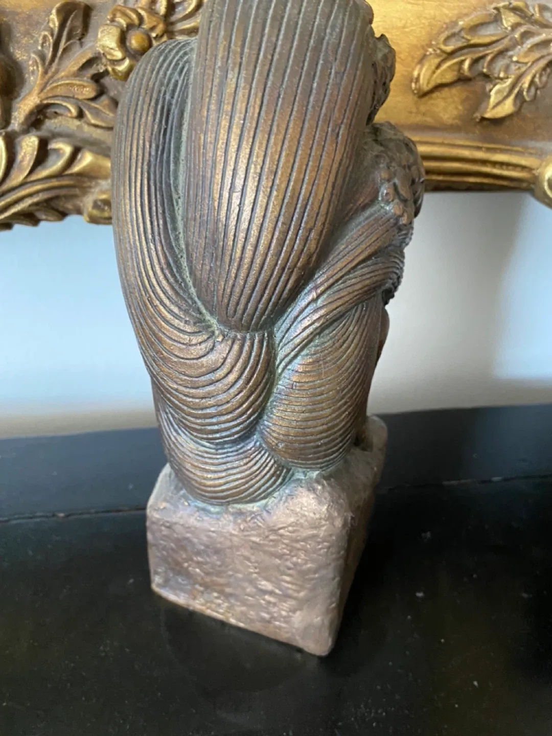 Bronze Buddha Head Statue image indicator(2)