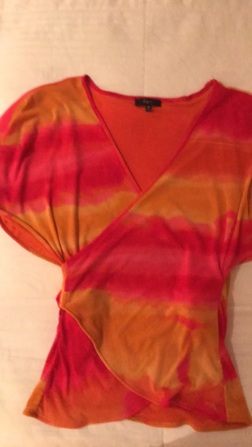 Tie Dye Wrap Top - Size M thumbnail
