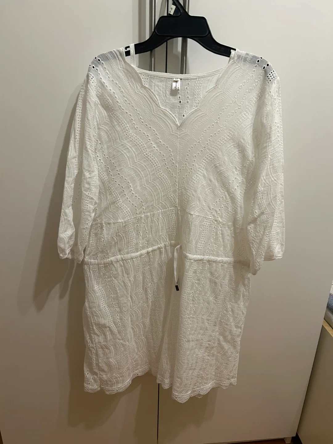White Eyelet Dress thumbnail