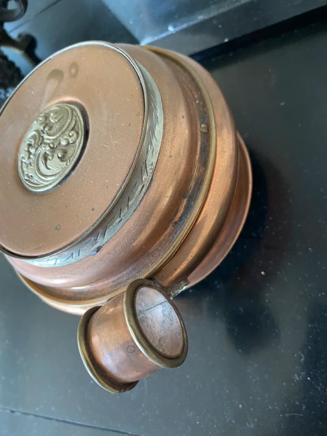 Vintage Copper Teapot image indicator(5)