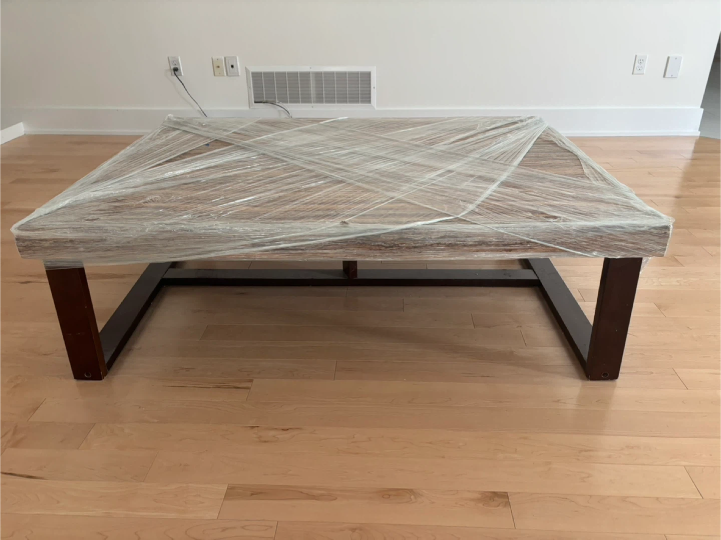 Square Wood Coffee Table - photo 2