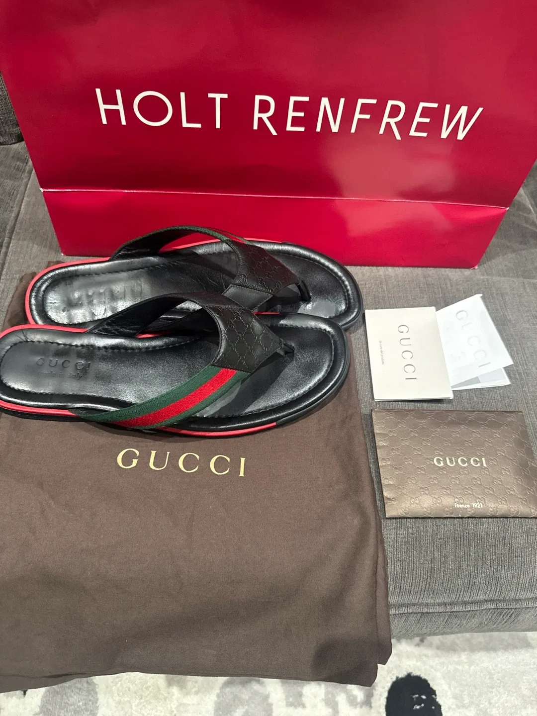Gucci Black Sandals Size 10 US image indicator(6)
