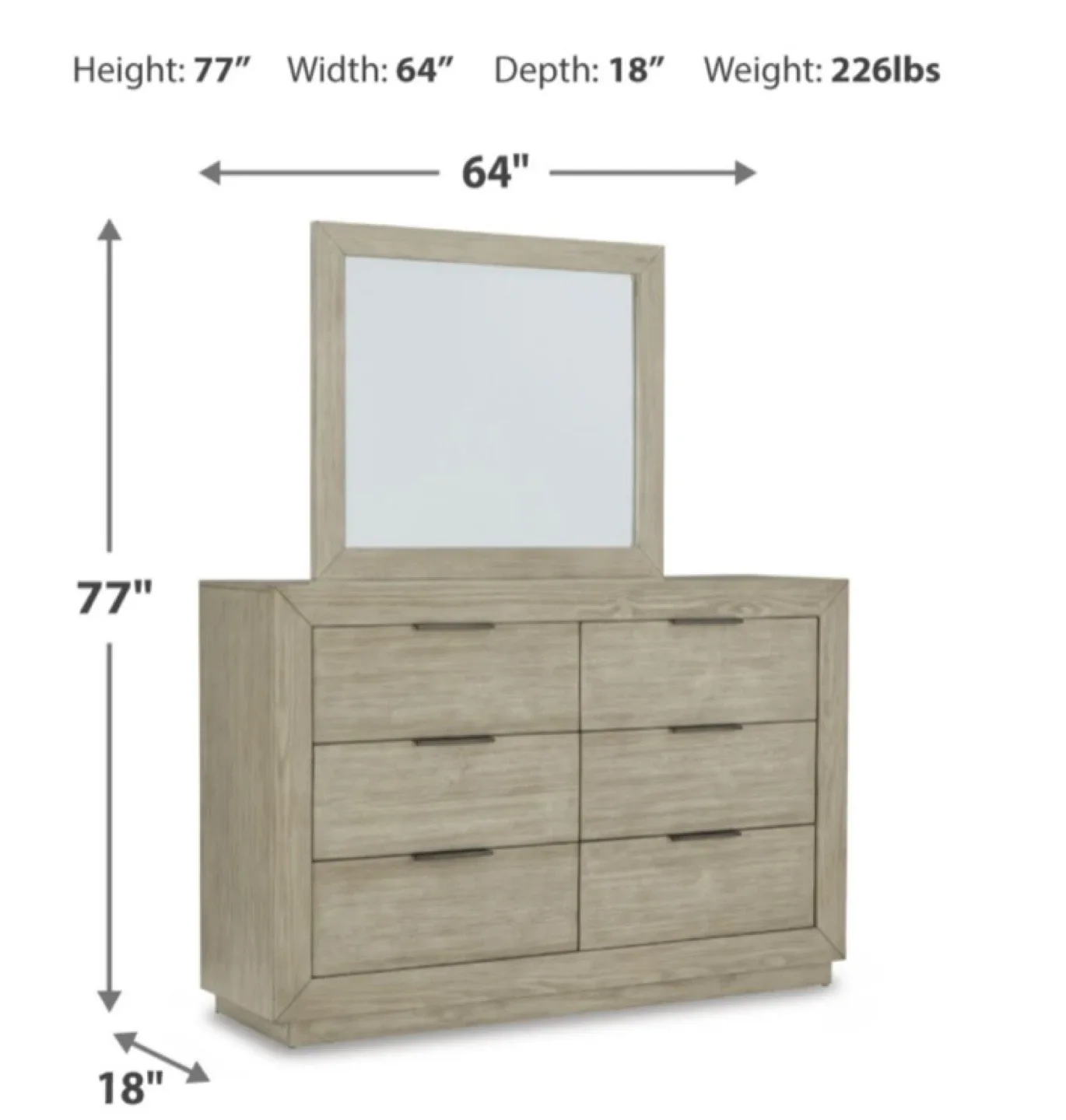 Ashley Hennington queen bedroom set image indicator(7)