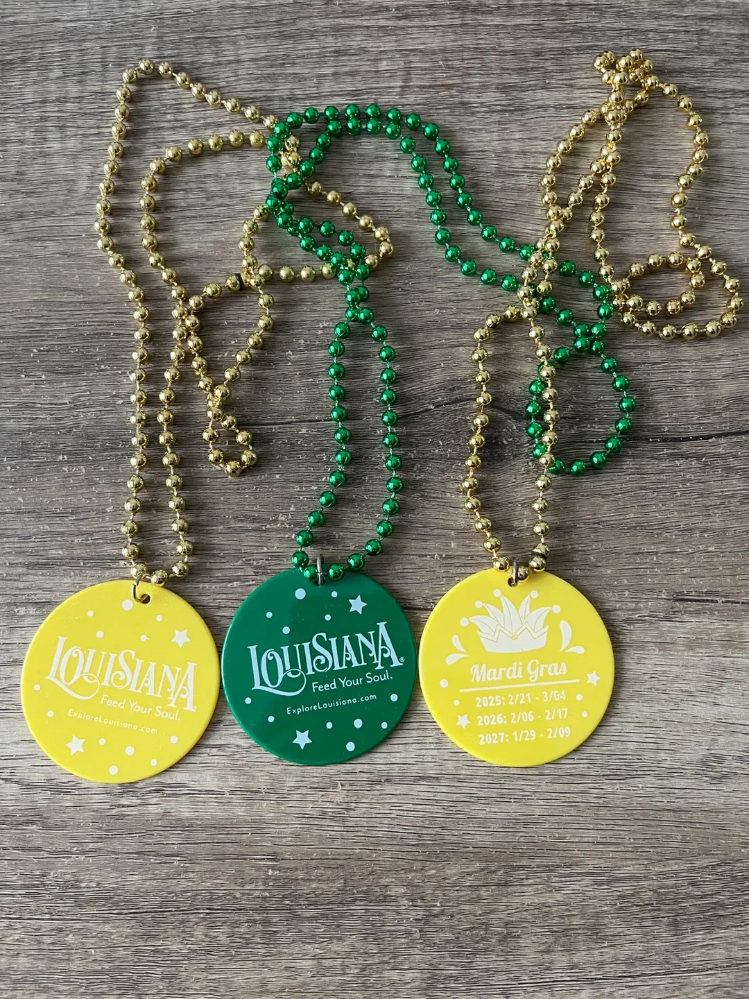 Mardi Gras Louisiana Bead Necklaces🧡 thumbnail