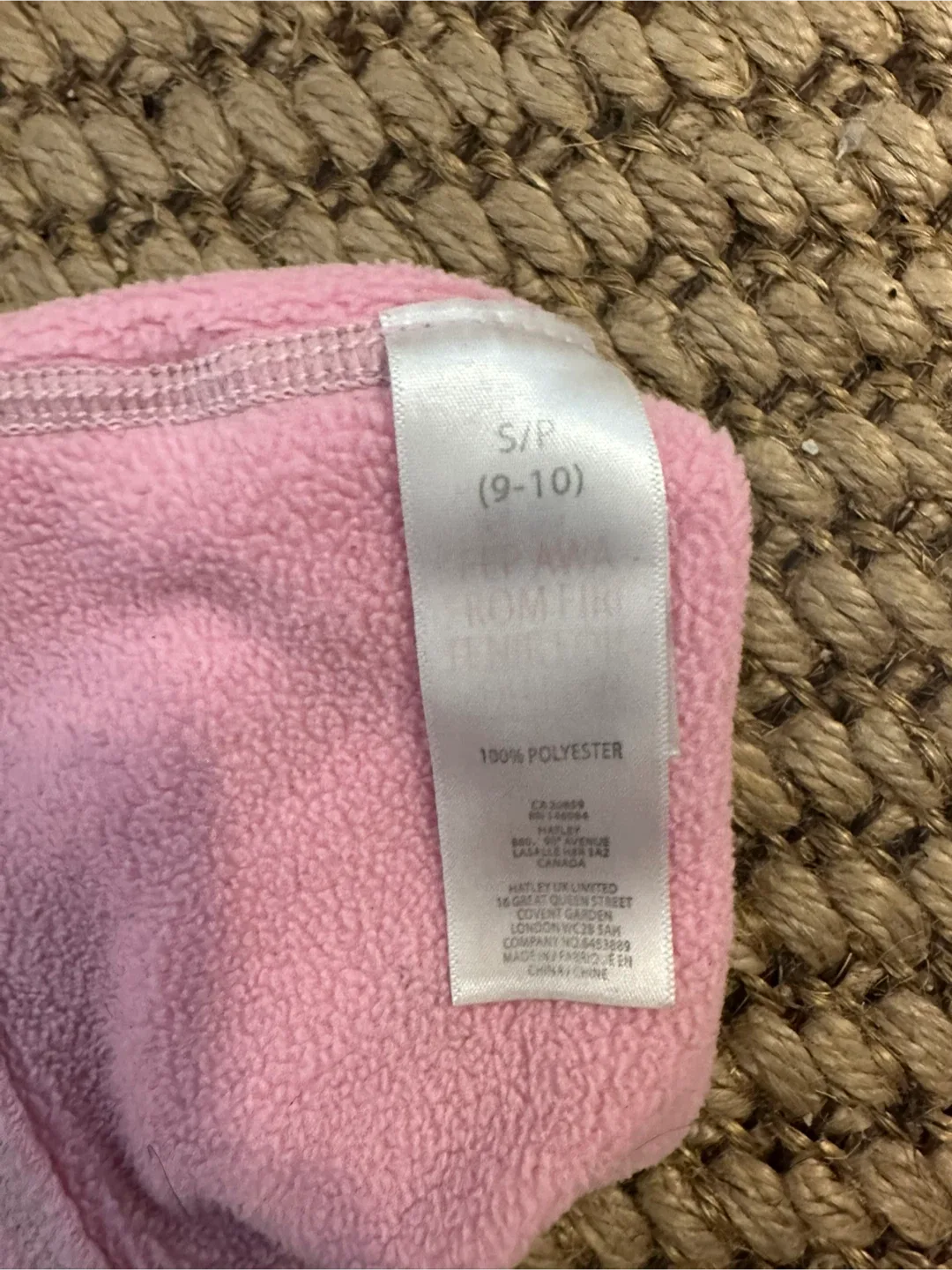 Hatley Pink Fleece Socks Size 9-10 image indicator(2)