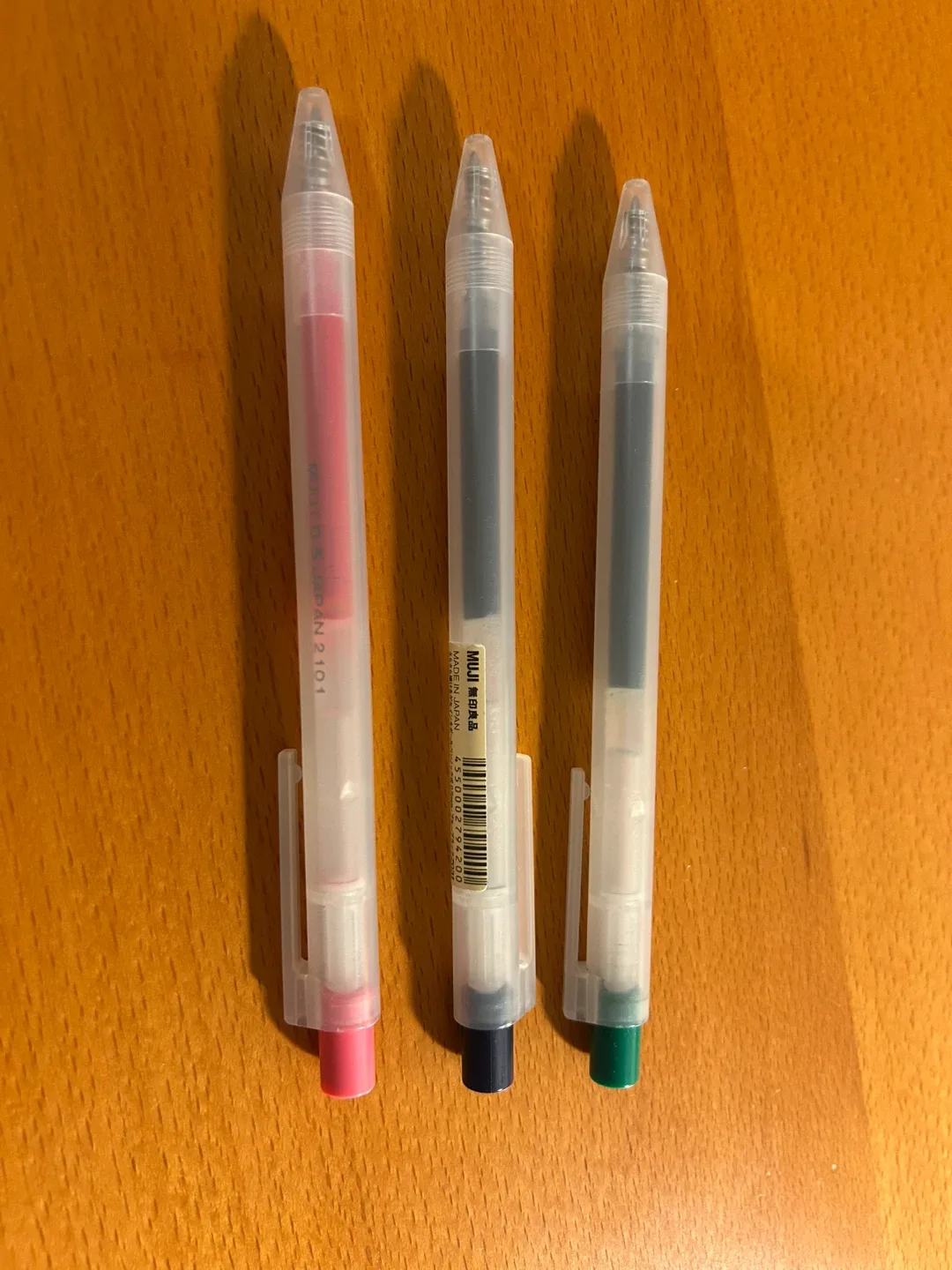 MUJI Gel Ink Ballpoint Pens - Set of 3 thumbnail
