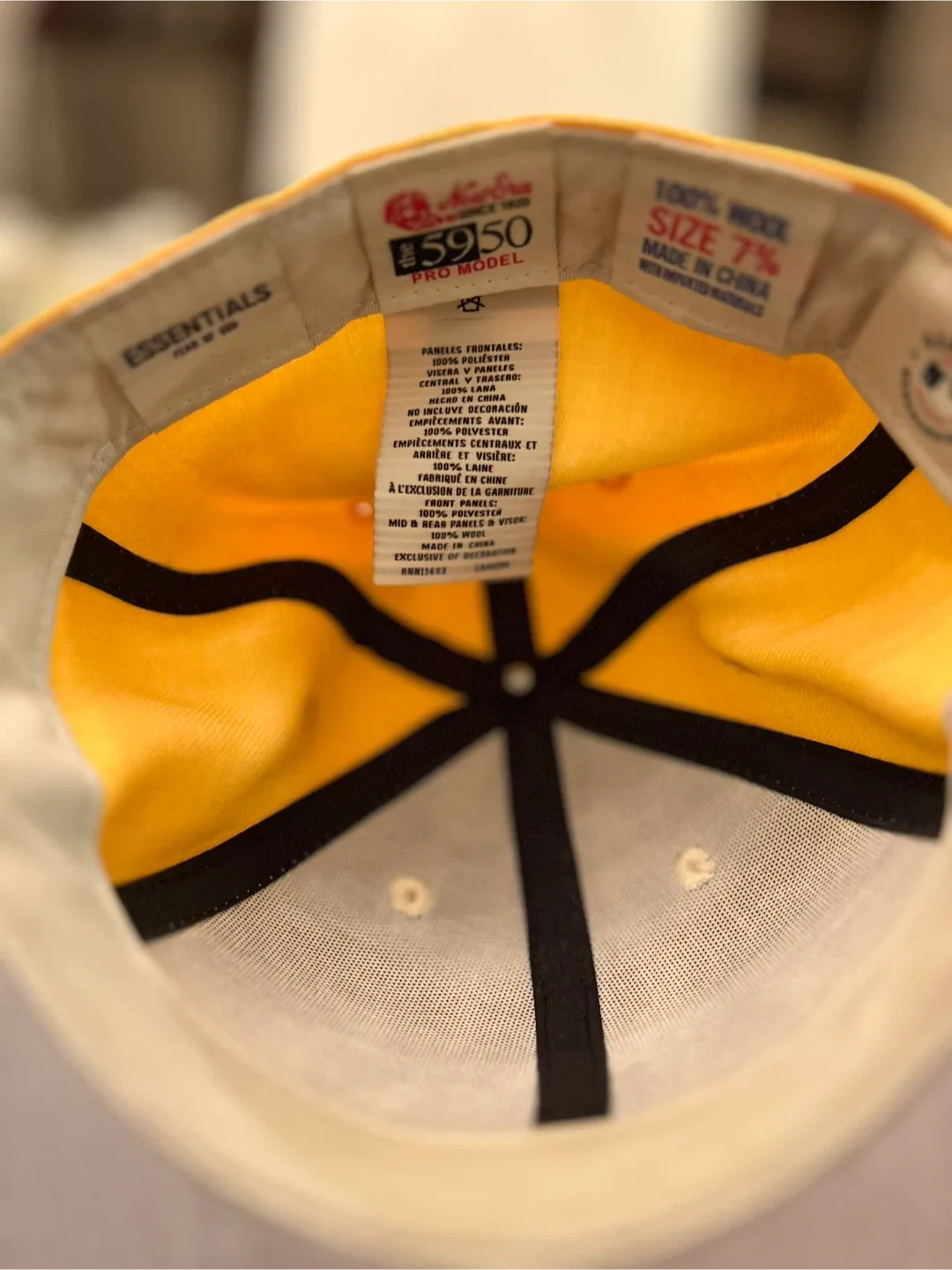 Fear of God Essentials New Era Hat - Size 7 3/8 image indicator(3)