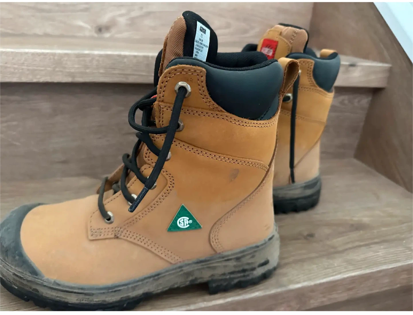 Terra Tan Work Boots - Size 8.5