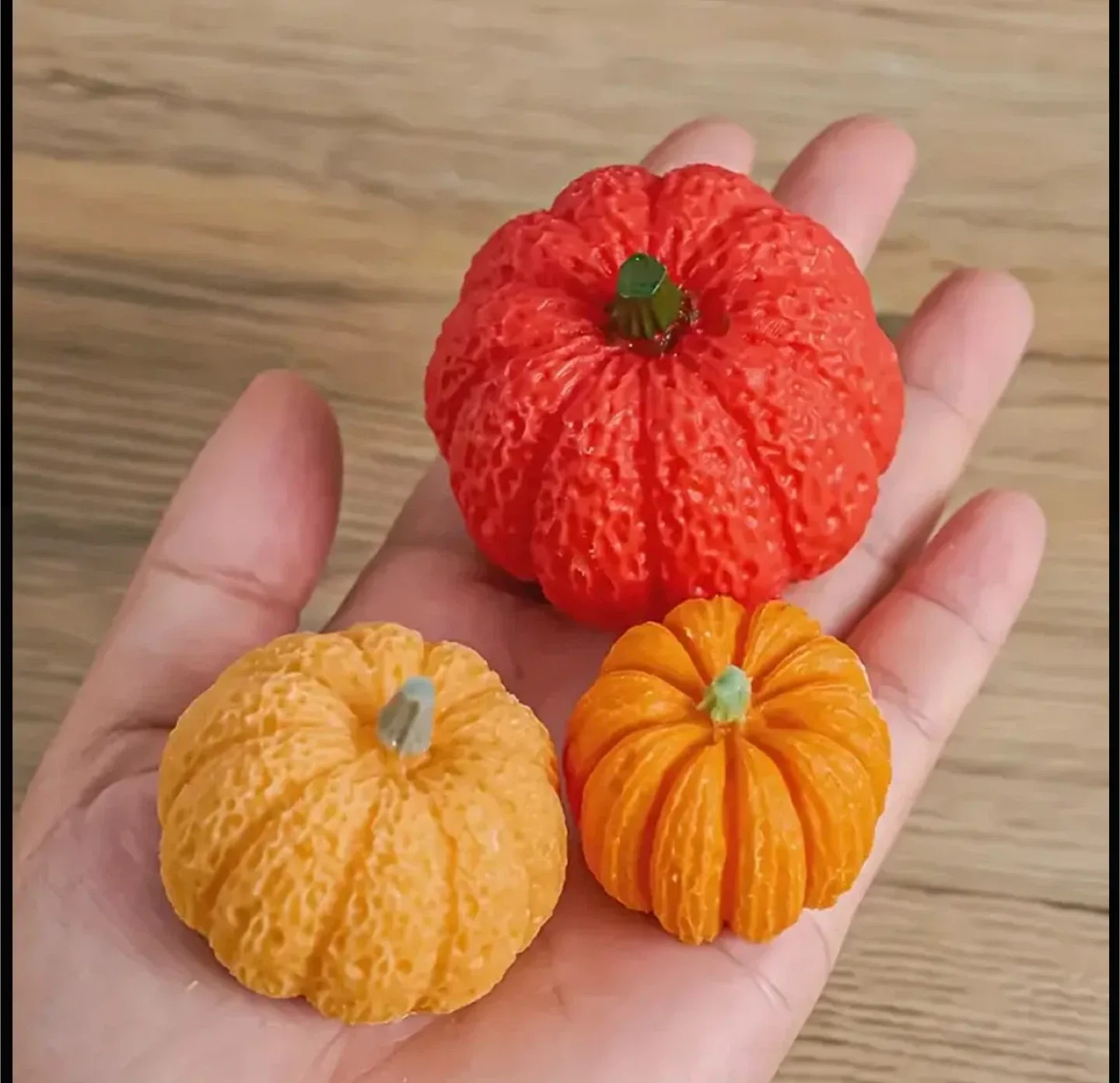 Fall Decor: Assorted Decorative Pumpkins candles image indicator(3)