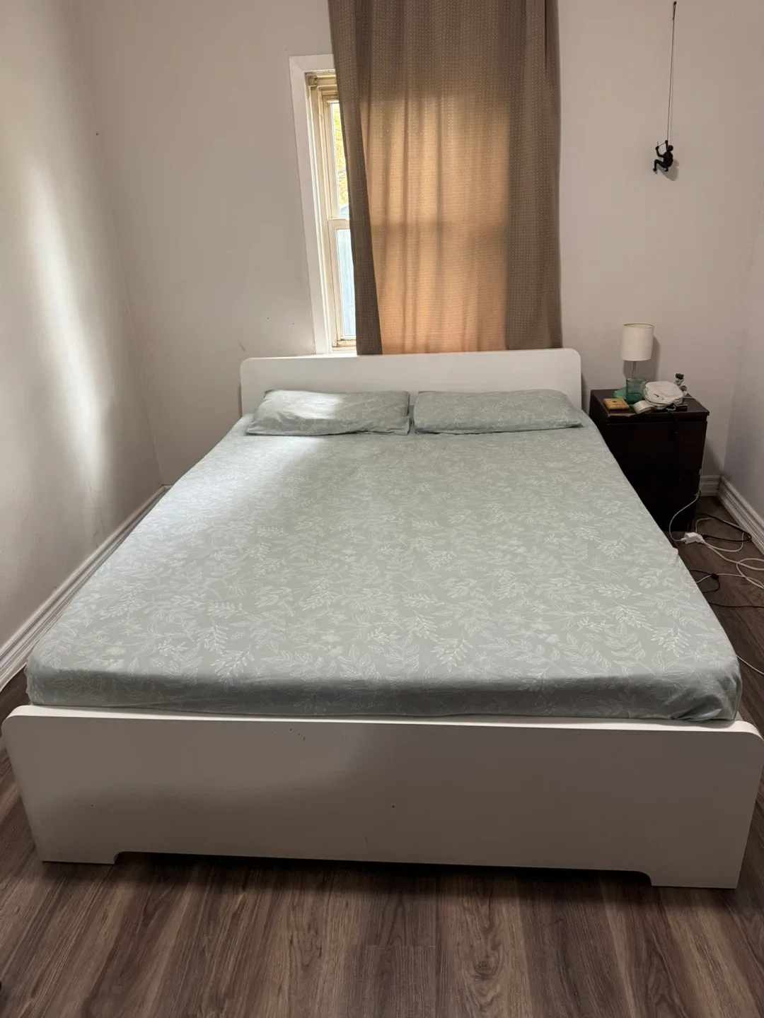 Ikea queen bed frame thumbnail