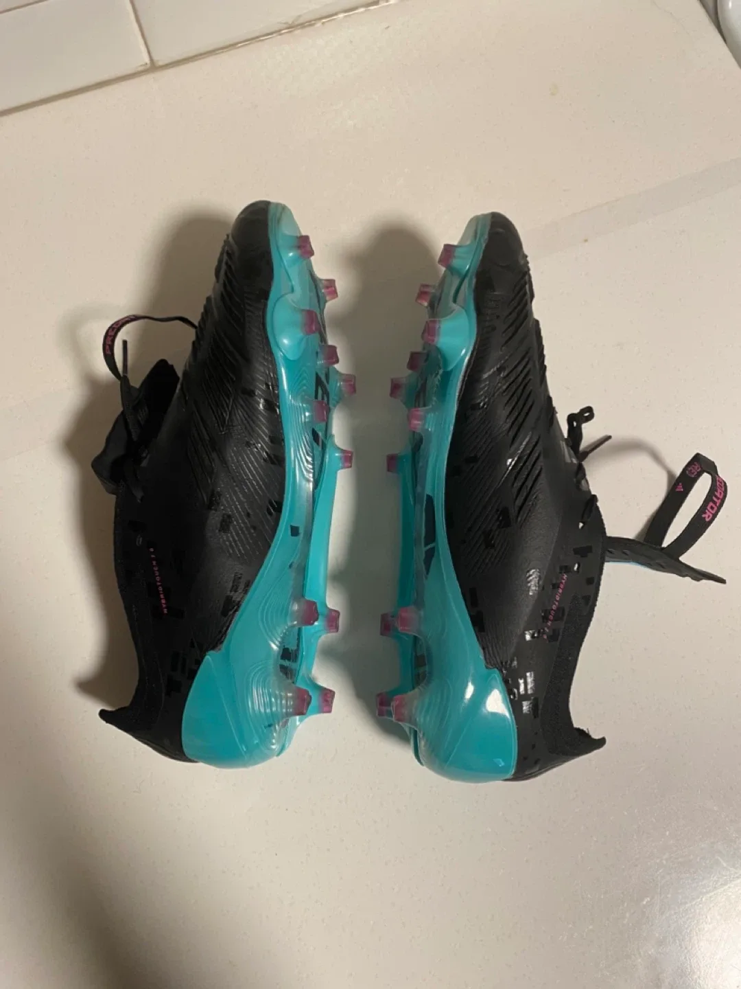 Adidas Predator Elite FG Foldover Tongue FG Black/Turquoise thumbnail