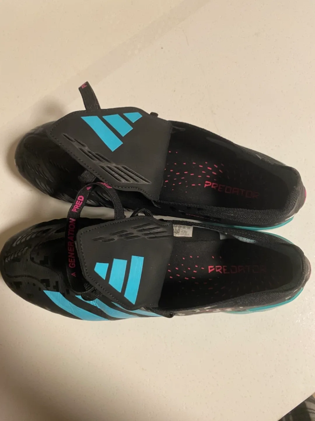 Adidas Predator Elite FG Foldover Tongue FG Black/Turquoise image indicator(10)