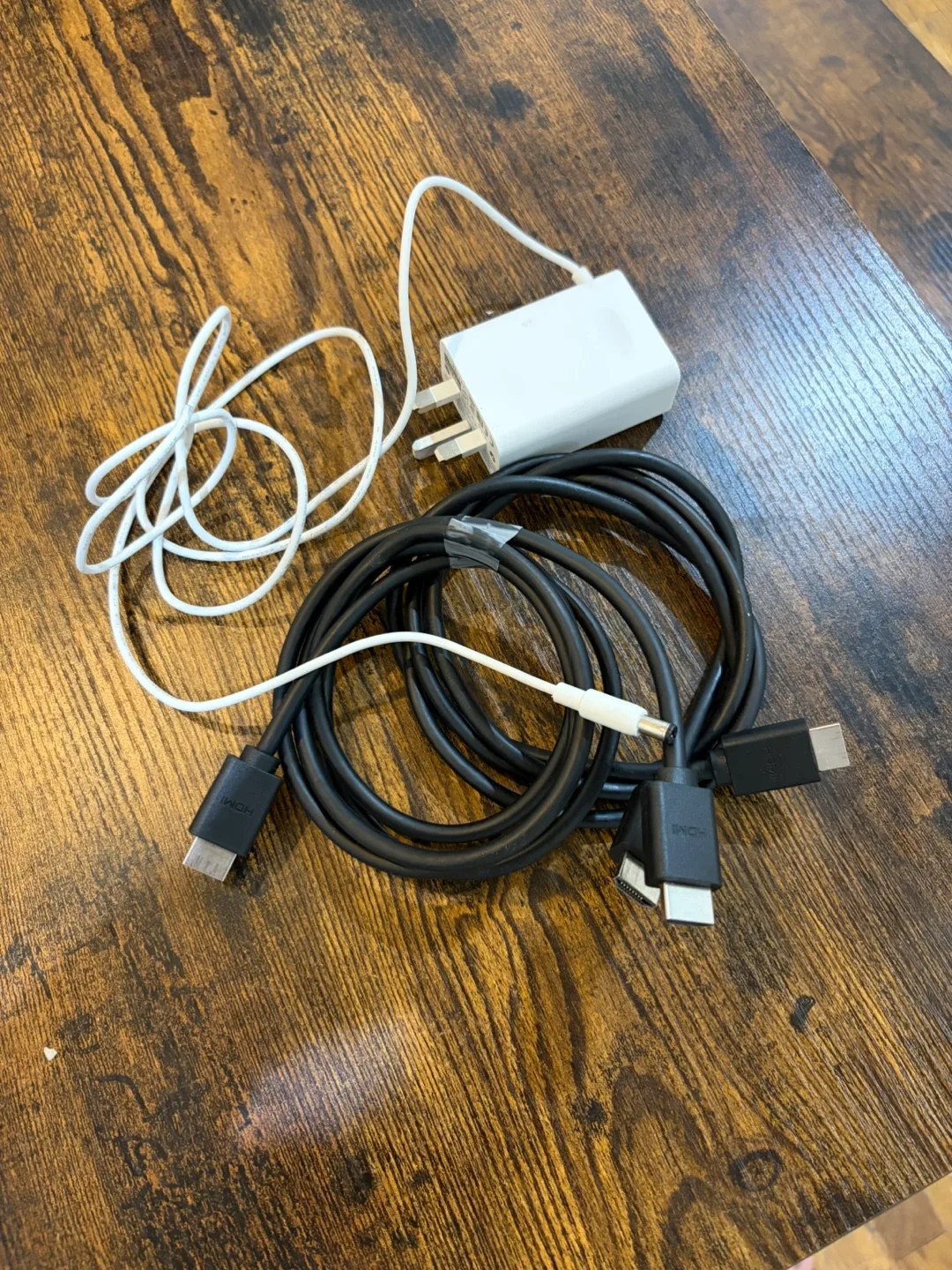 2 set HDMI Cable with power cord monitor image indicator(2)