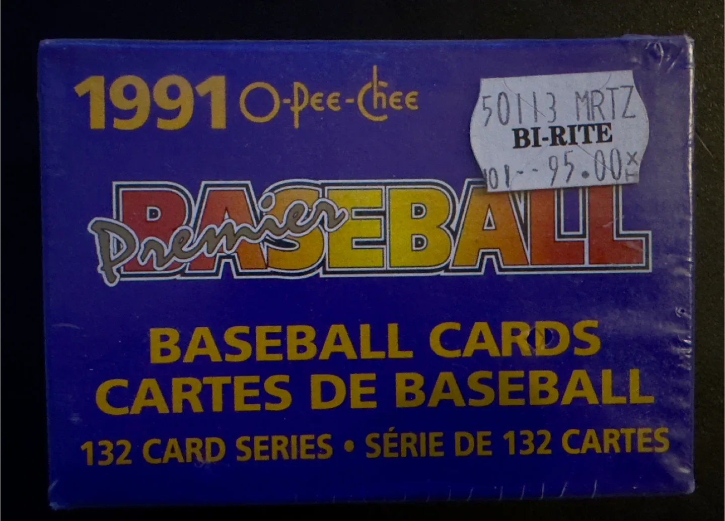 1991 O-Pee-Chee Premier Baseball Cards - Sealed image indicator(2)
