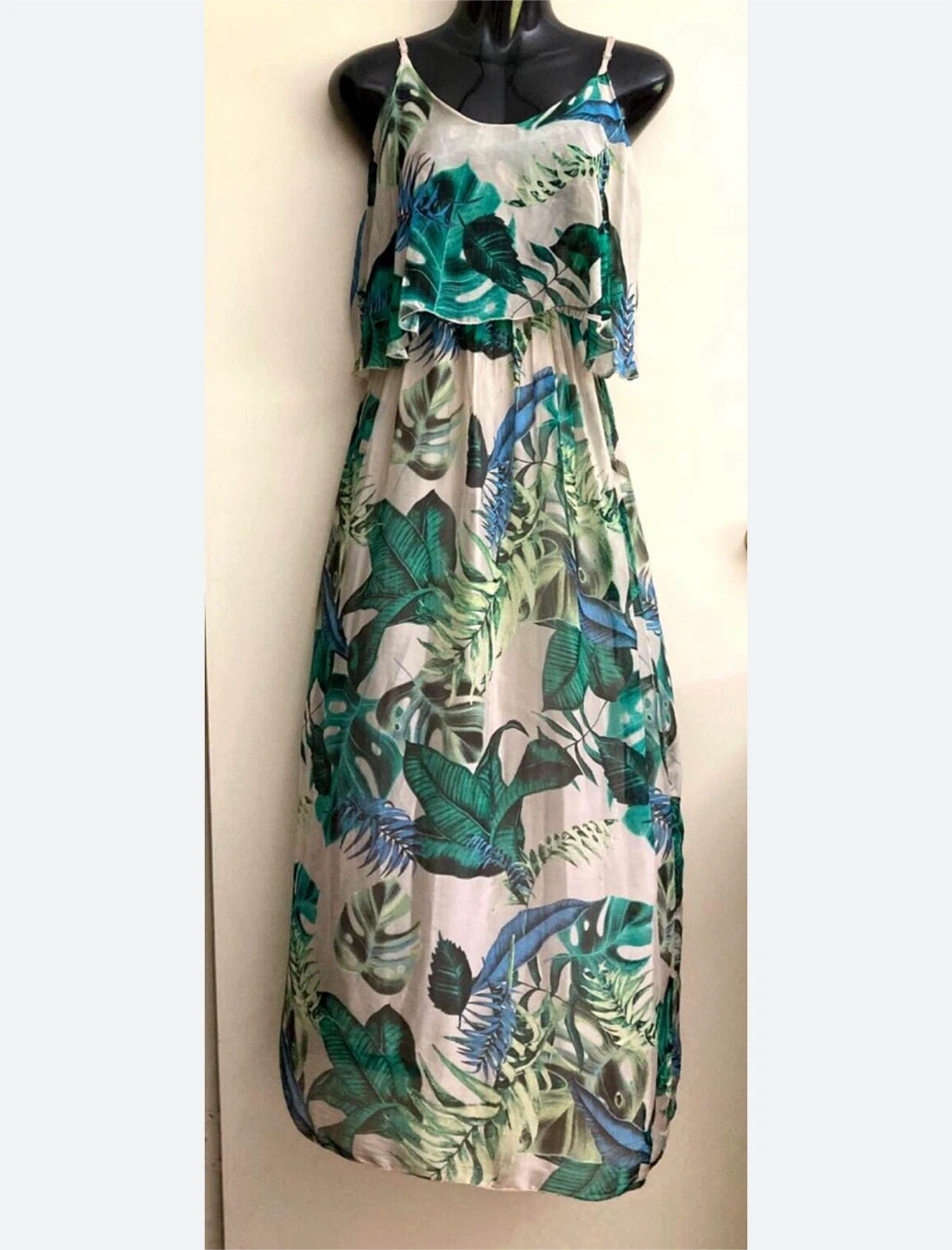 Elena Baldi Tropical Print Dress - Size L - photo 4