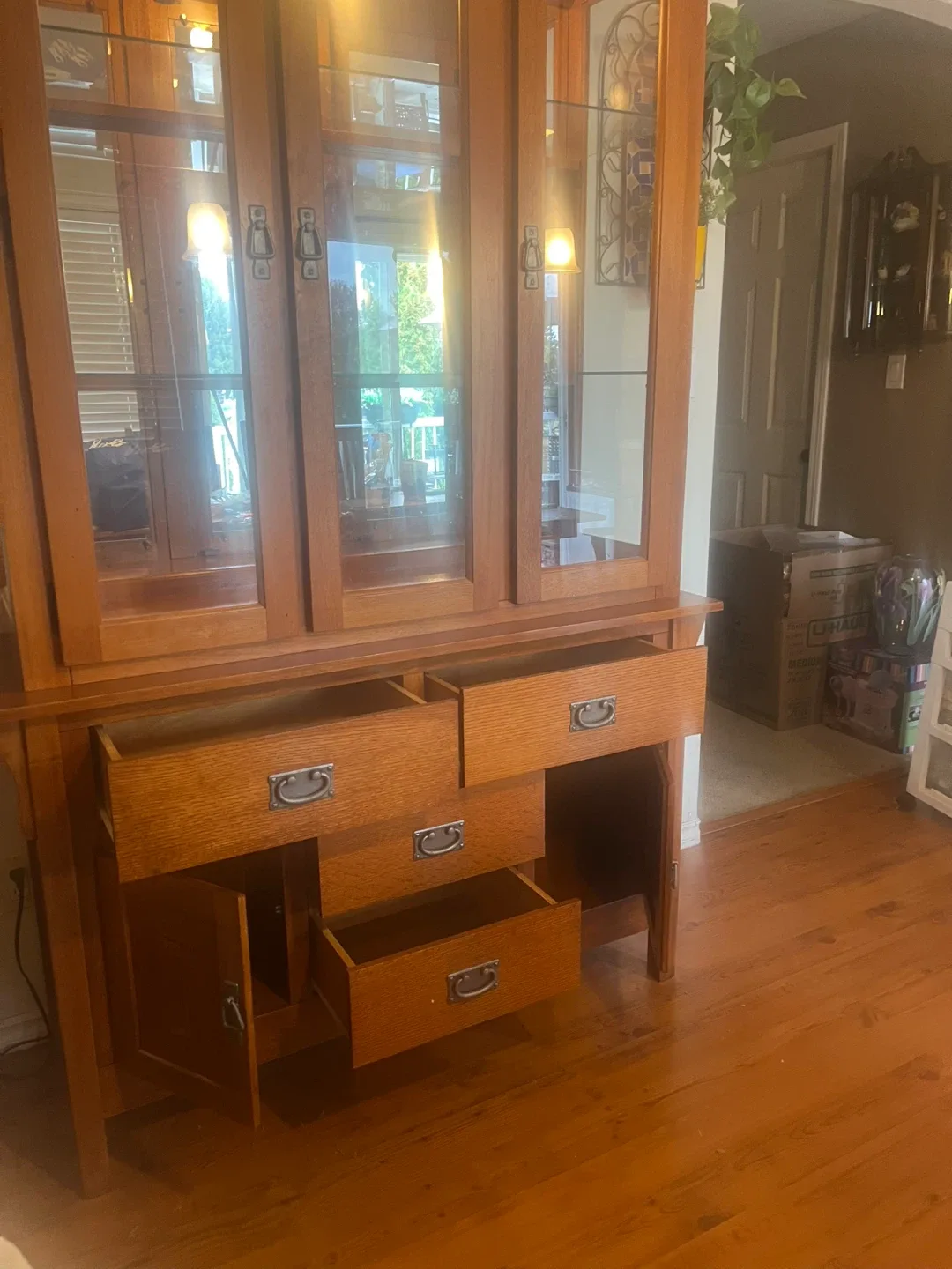 Wooden China Cabinet image indicator(2)