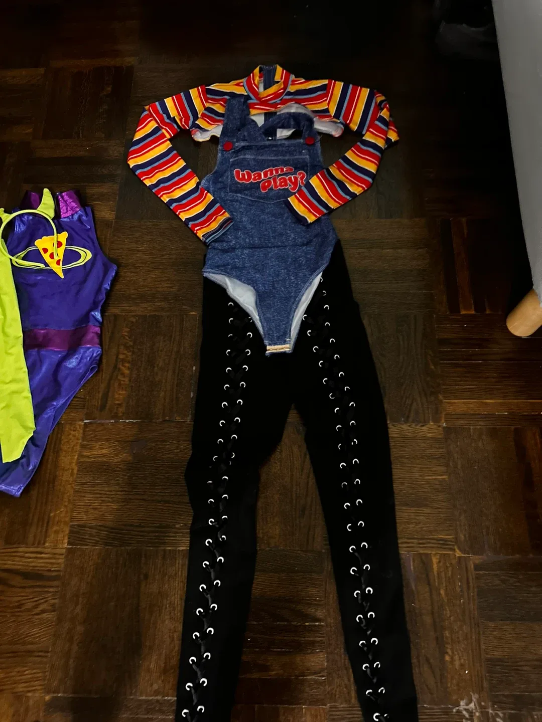 Todeeral Women's Halloween Costume Adult Chucky image indicator(3)