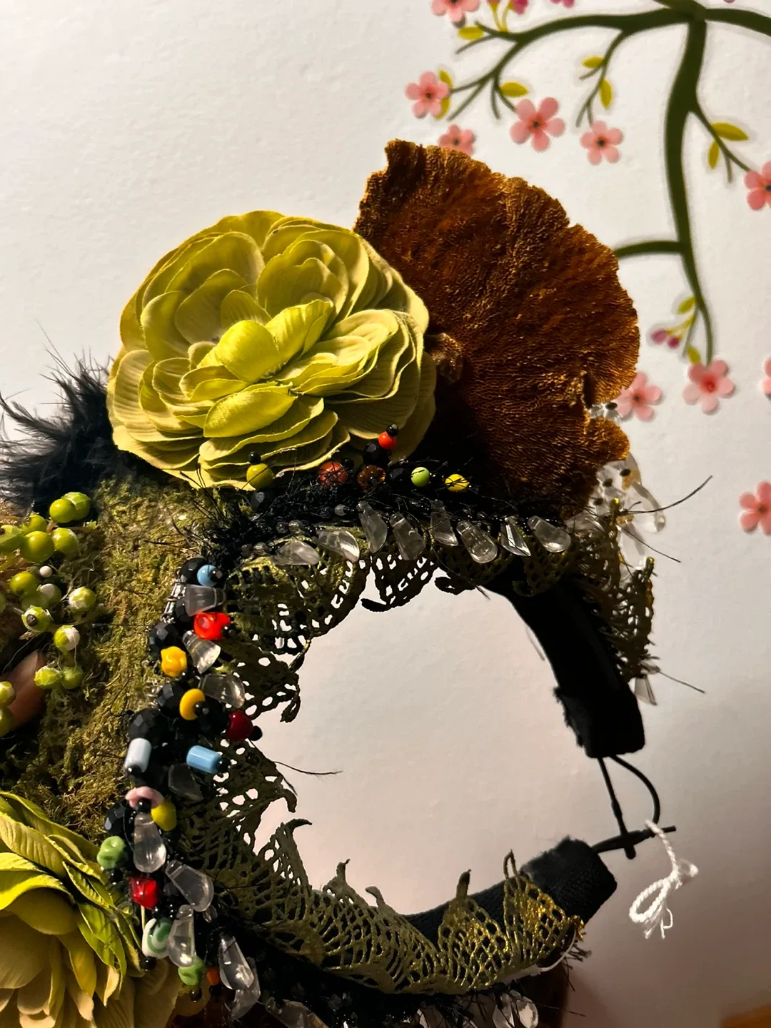 Halloween Flower Headband, Goddess Party Hair Accessory image indicator(8)