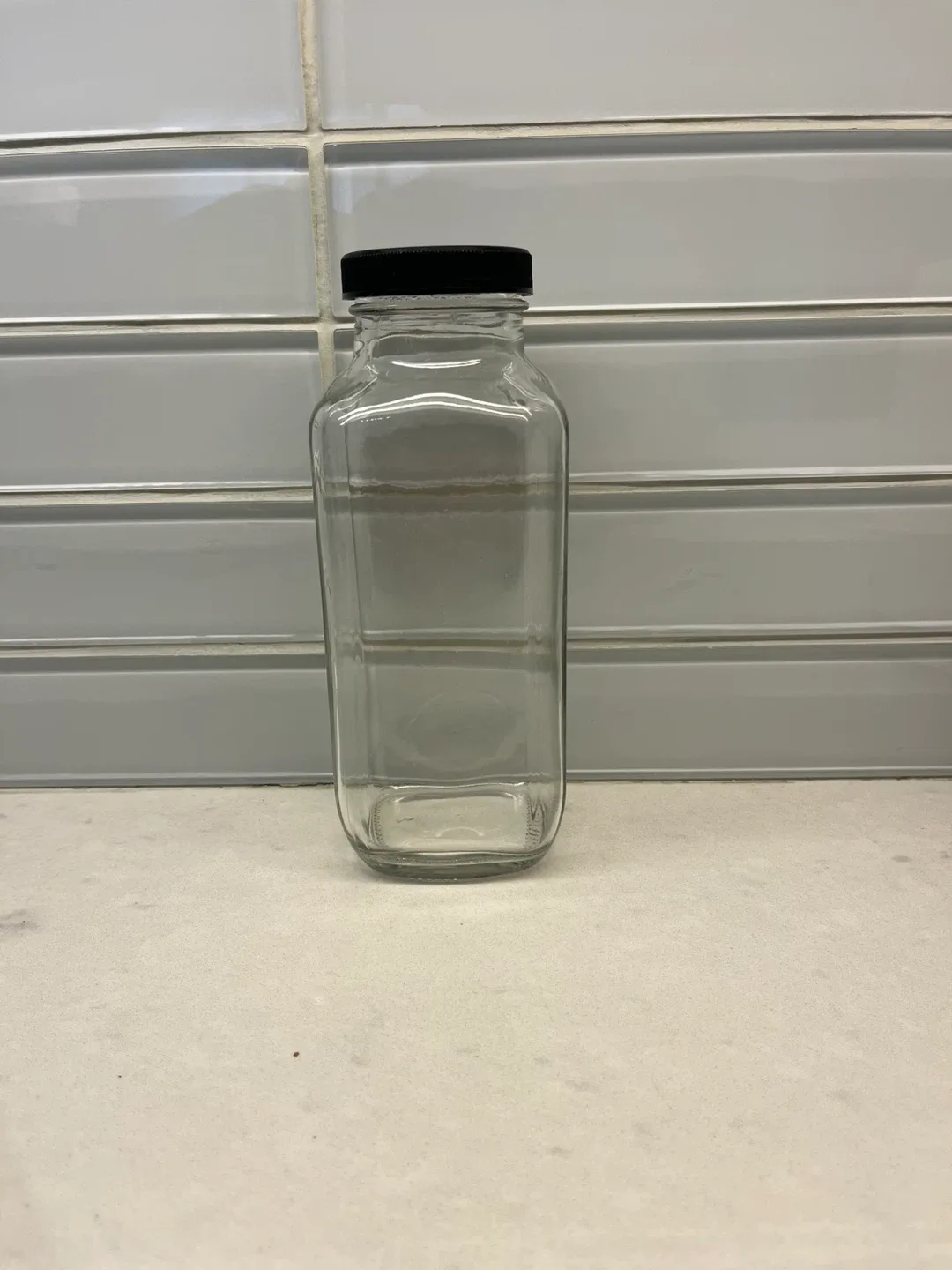 New Glass Bottles with Lids & Labels (6) thumbnail