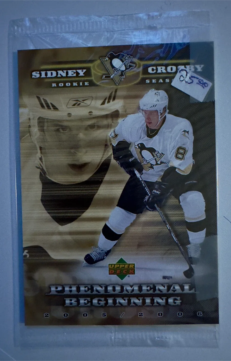 Sealed Sidney Crosby Rookie Card - Upper Deck 2005/06