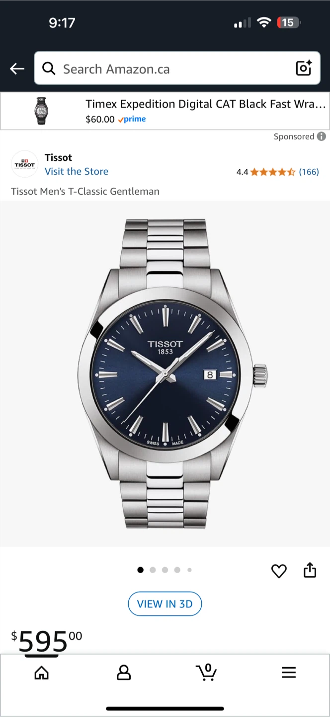 Tissot Swiss Watch with Box - photo 4