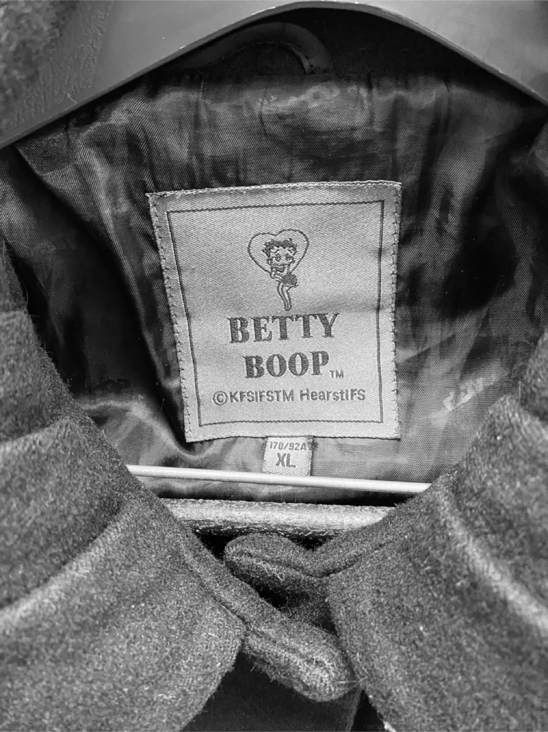 Vintage Betty Boop Collared Wool Coat - Fits Medium to Large - photo 4