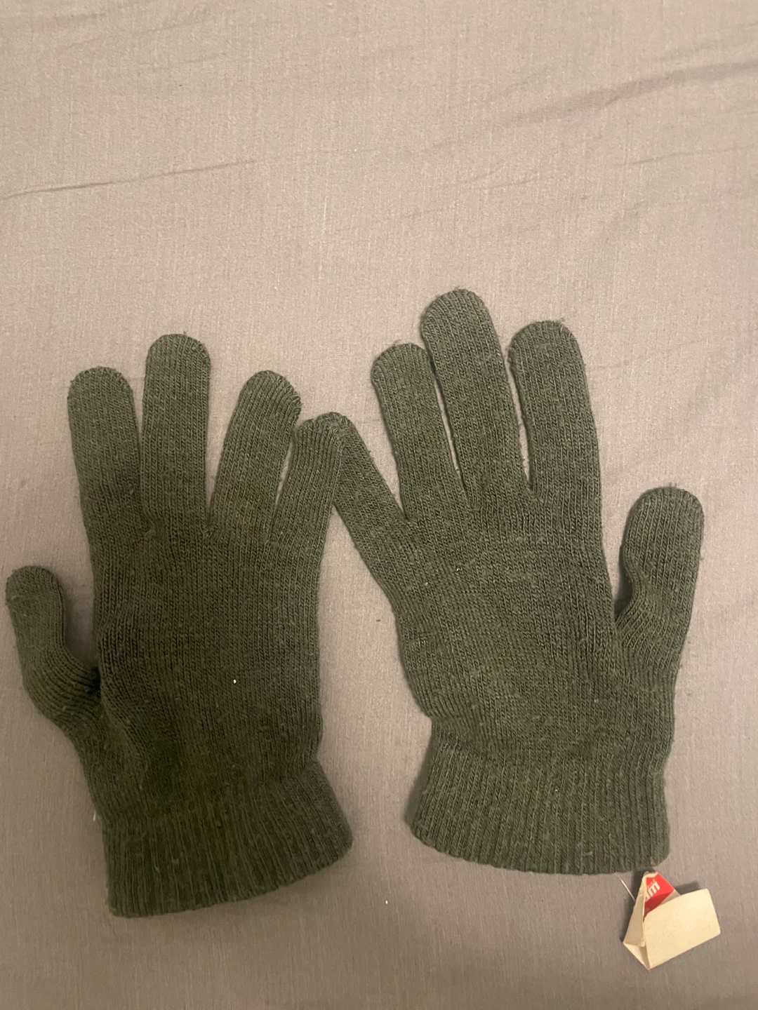 Gloves - Green Knit - photo 2
