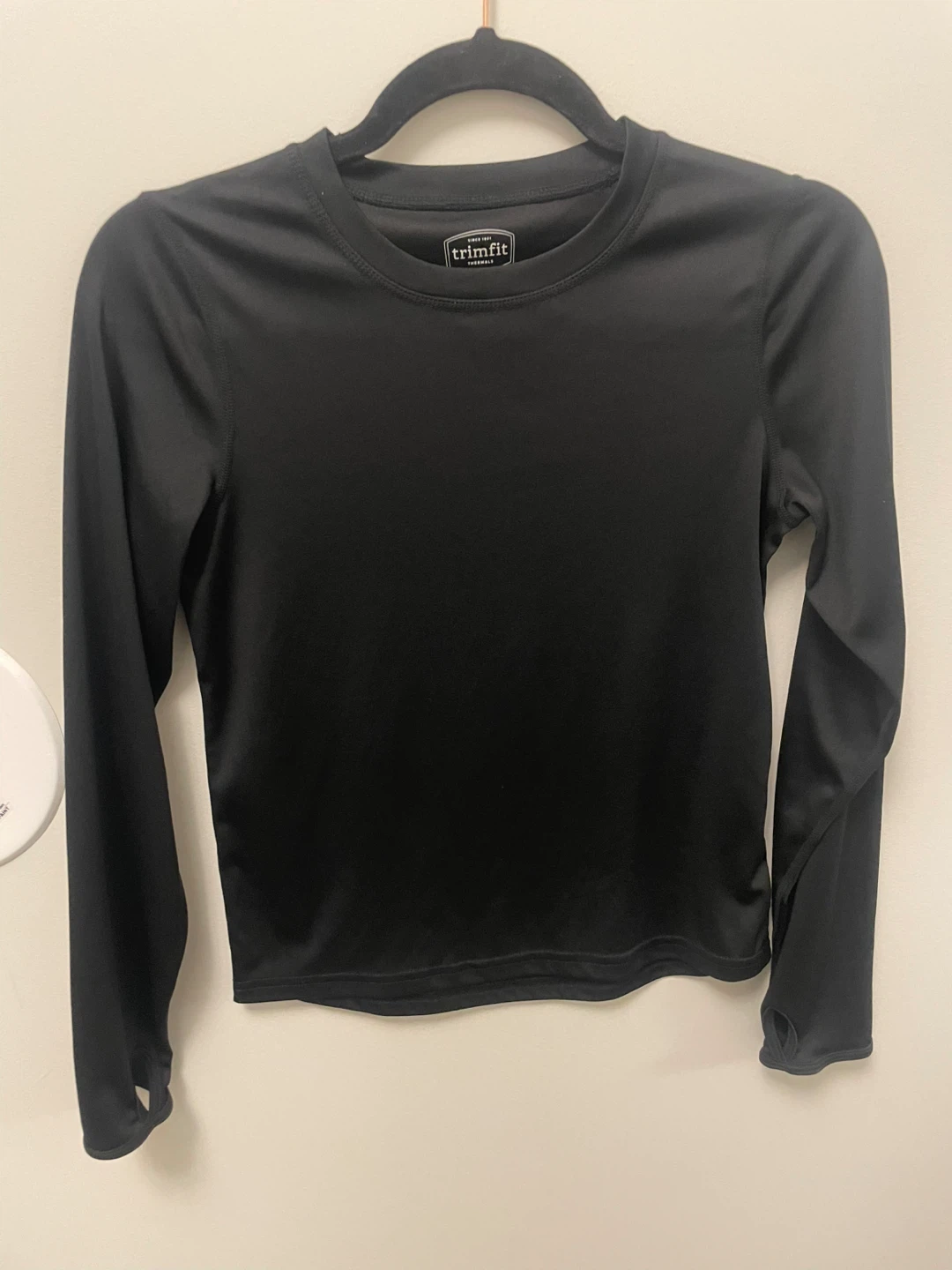 Trimfit Black Long Sleeve Top