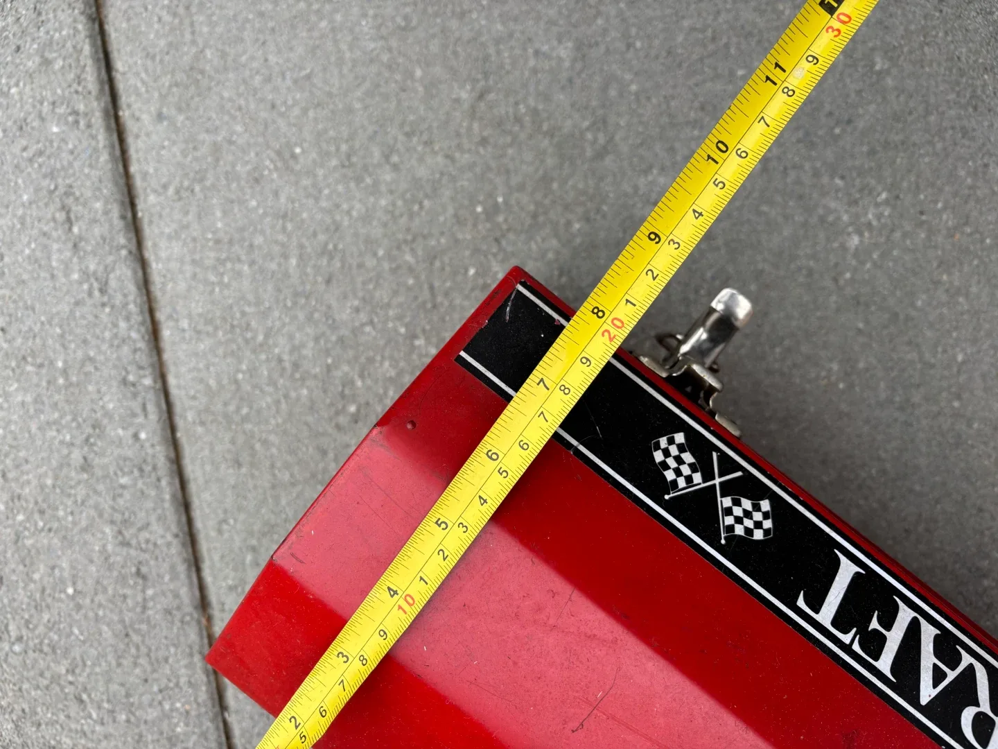 Mastercraft Red Metal Tool Box with Tools image indicator(4)