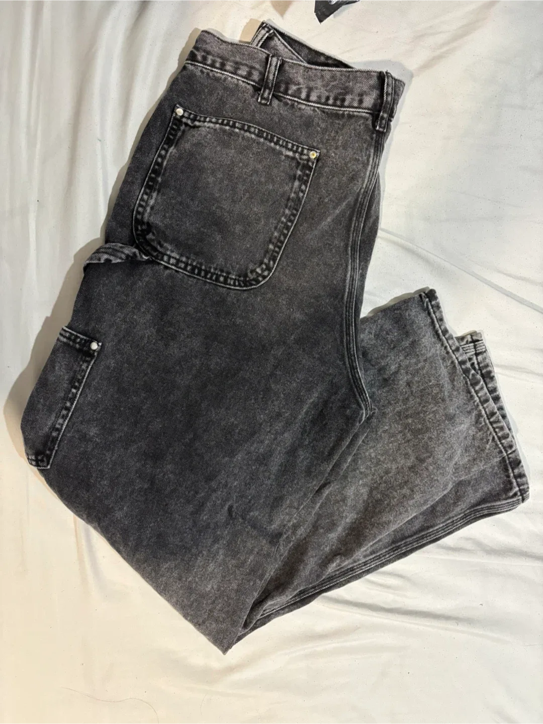 Zara Black Carpenter Jeans - Size 34 image indicator(2)